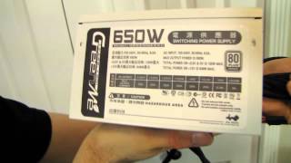 In Win Green Me Series 650W White 80PLUS Bronze Power Supply Unboxing & First Look Linus Tech Tips