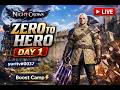 🔴LIVE:Night Crows Boost Camp Zero to Hero Day 1