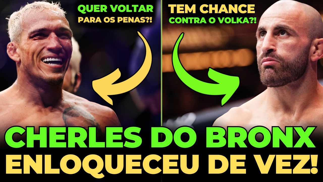 CHARLES ENLOUQUECEU E COGITA LUTAR NO PESO PENA! LOUCURA TOTAL!