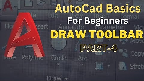 Draw toolbar in AutoCAD | Polygon in AutoCAD | Ellipse in AutoCAD | Part-4