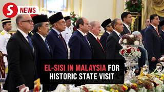 Egyptian President El-Sisi accorded state welcome at Istana Negara
