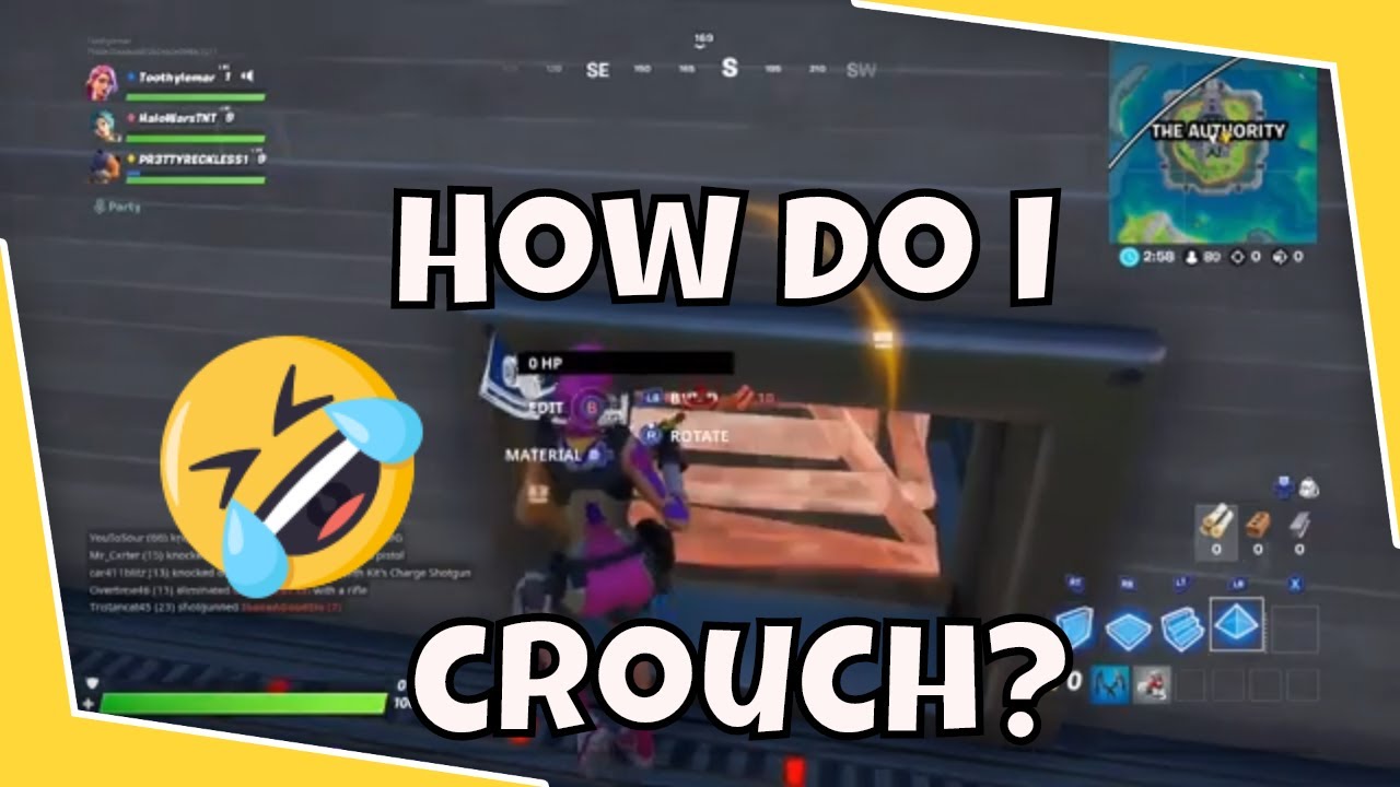 Lemar-the struggle is real!! How to crouch! Fortnite Streaming - YouTube