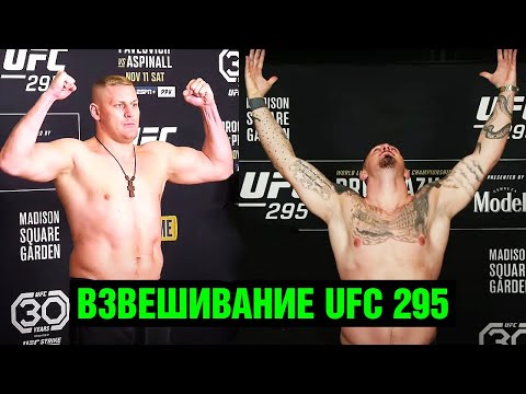Аспиналл перевесил Павловича! Взвешивание UFC 295 Перейра - Прохазка