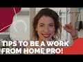 Wfh how to stay organized  productive  luciana levy
