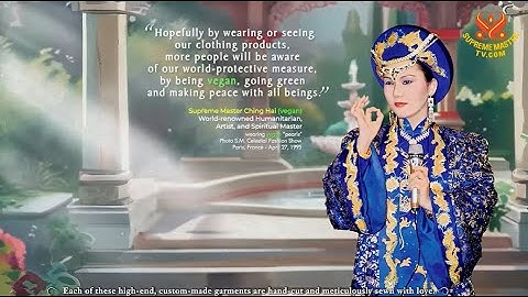 Thiên Y S.M Bộ Sưu Tập Hòa Bình Thuần Chay. AD SM CELESTIAL CLOTHES Vegan Peace Series