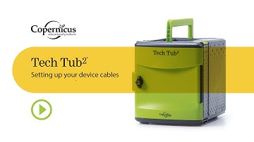 How to cable a Tech Tub2®: Holds 6 Devices