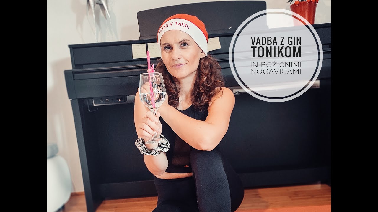 Vadba za mamice: Cardio praznična vadba za celo telo