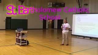 Olweus Bullying Prevention Kick-Off at St. Bartholomew - Trainer Kimberly Ewing