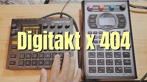 Trying to make beats with Digitakt & SP404 MK2