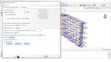 Example 3.7.d Simulate sandwich plates with a 3D core and conventional shell skins in Abaqus