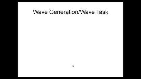 Wave generation in WMS