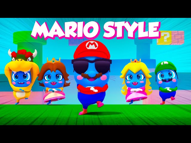 Super Mario Bros song - GANGNAM STYLE  (강남스타일) PSY parody by The Moonies | Funniest video ever! class=