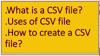 What is a CSV file and What is it used for? screenshot 3