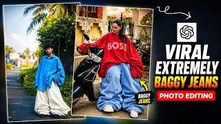 Instagram Trending Extreme Oversized Baggy Photo Prompt | Baggy Jeans Wala Photo Kaise Banaen screenshot 2