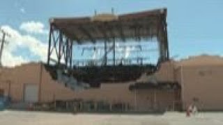 Hurricane tears apart local theater, mobile homes