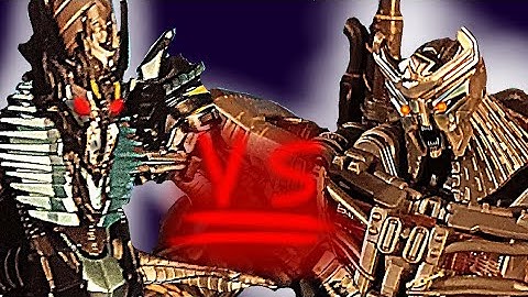 (Transformers Stop-Motion Battle) The Fallen VS Scourge -Revenge Of The Fallen, Rise Of The Beasts
