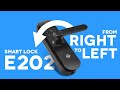e202 Digital Locks LEFT to RIGHT handle conversion - DIY PineWorld TUYA Smart Lock orientation.