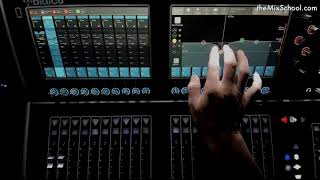 Realtime Mixing with Digico S21 (English/Korean comments)