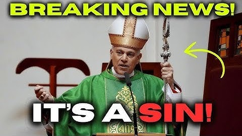 The Archbishop EXPLODES and reveals the UNCOMFORTABLE TRUTH about the MASS!