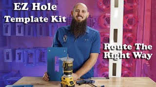 The Ultimate Solution for Routing Vinyl Fence Posts | EZ Hole Template Kit