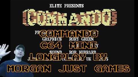 Commando - C64 Mini / Commodore 64 - Completed Longplay Game