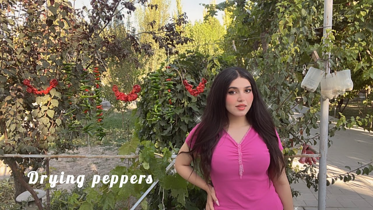 Nature Life Vlog | Drying Peppers in the Sun