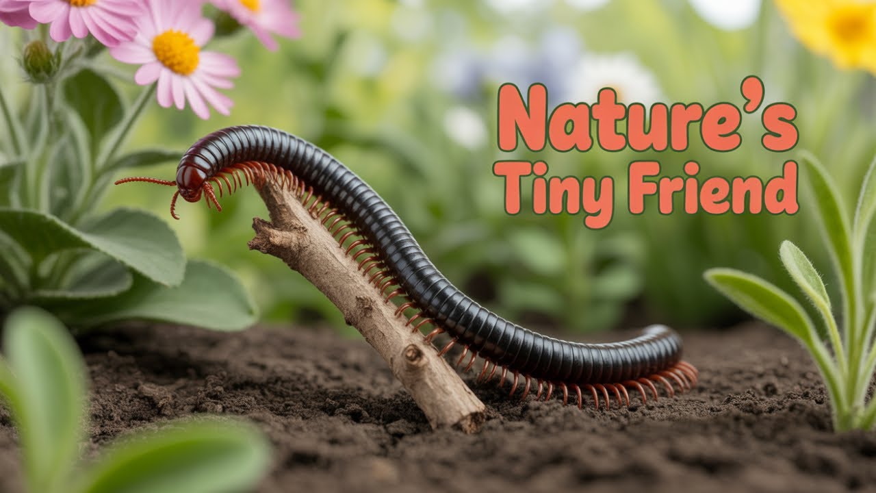 Millipede Up Close: You've Never Seen This Before