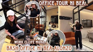 GANDA ng office ni Bea Alonzo ❤️ tutok sa business muna ang dami lagi dala niya sa office