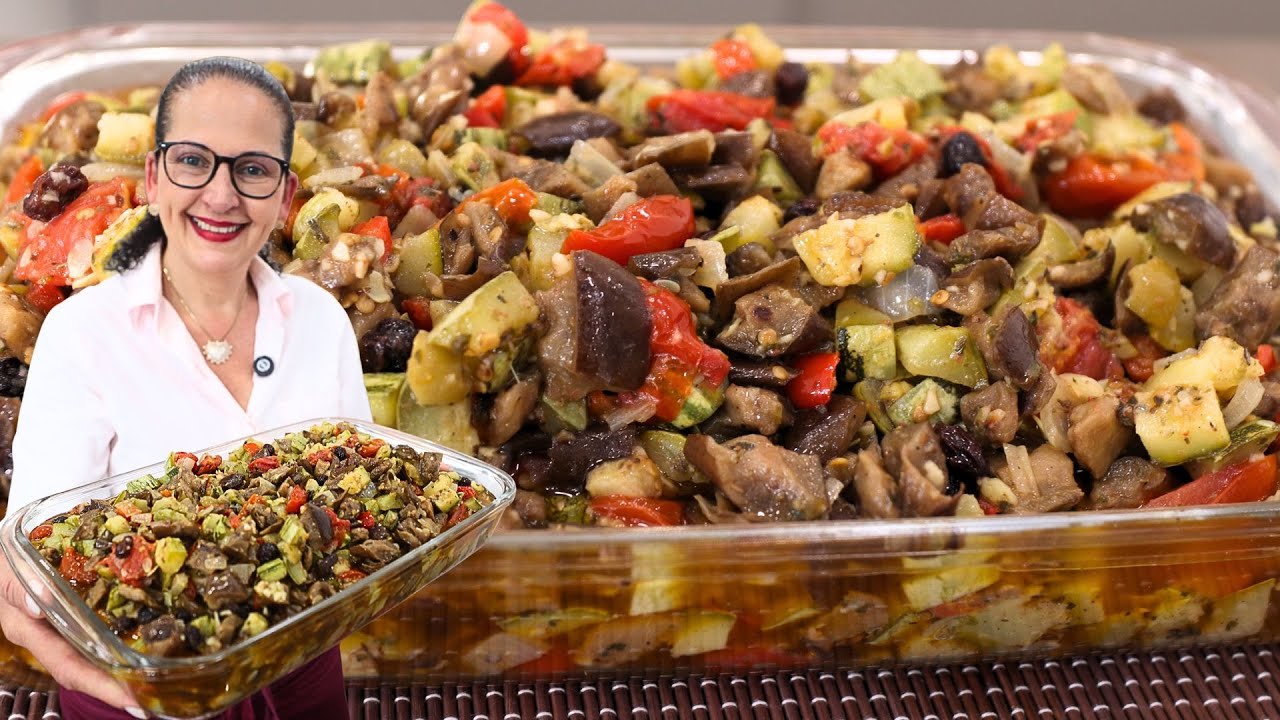 CAPONATA DE LEGUMES FÁCIL E RÁPIDA PARA SERVIR A QUALQUER HORA - Isamara Amâncio