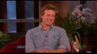 Simon Baker on Ellen 11-19-09 pt2