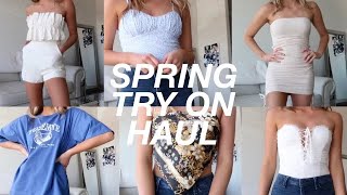 spring try on haul | feat. princess polly