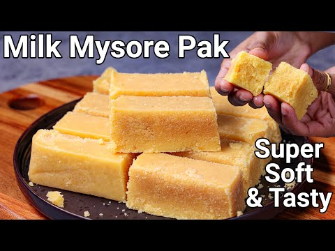 Milk Mysore Pak 5 Important Tips - Super Soft Sweet Bangalore Bakery Style | Milk Powder Mysore Pak | Hebbar | Hebbars Kitchen