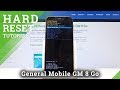 HARD RESET GENERAL MOBILE GM 8 Go - Remove Screen Lock