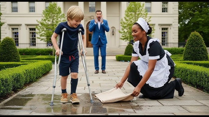 Millionaire’s Son Never Walked—Until the New Black Maid Did the Unthinkable