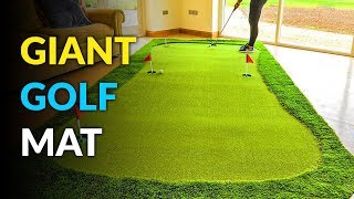 FORB Giant Golf Putting Mat For The Home or Office - YouTube