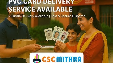 HOW TO APPLY FOR PVC SMART CARD DELIVERY