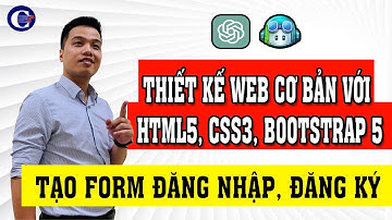 Dự Án Web x AI ChatGPT: Thiết Kế Giao Diện Form Đăng Nhập & Đăng Ký Đẹp với HTML, CSS, Bootstrap 5