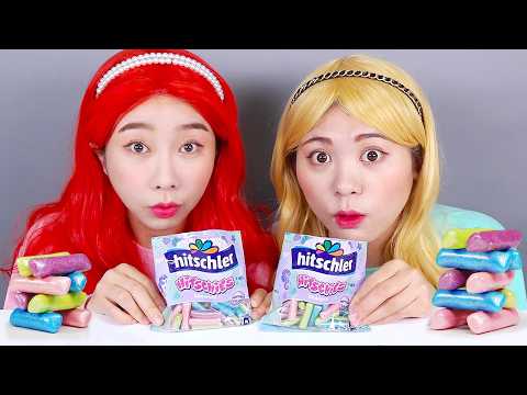 เยลลี่รูปนางเงือก เยลลี่รูปดวงตา ขนมเยลลี่ มุกบัง DONA