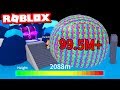 MAX HEIGHT ON BUBBLE GUM SIMULATOR IN ROBLOX