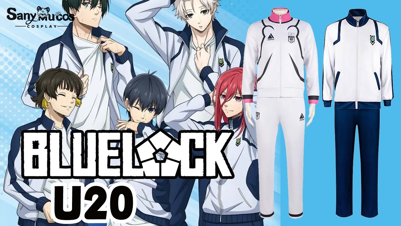 【SanyMuCos】Blue Lock Japan U20 Training Suit Cosplay Costume Detail Show