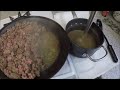 Canning ground beef and making tallow soap