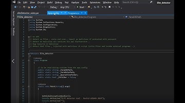 C# tool for malware scanning, code explaining.