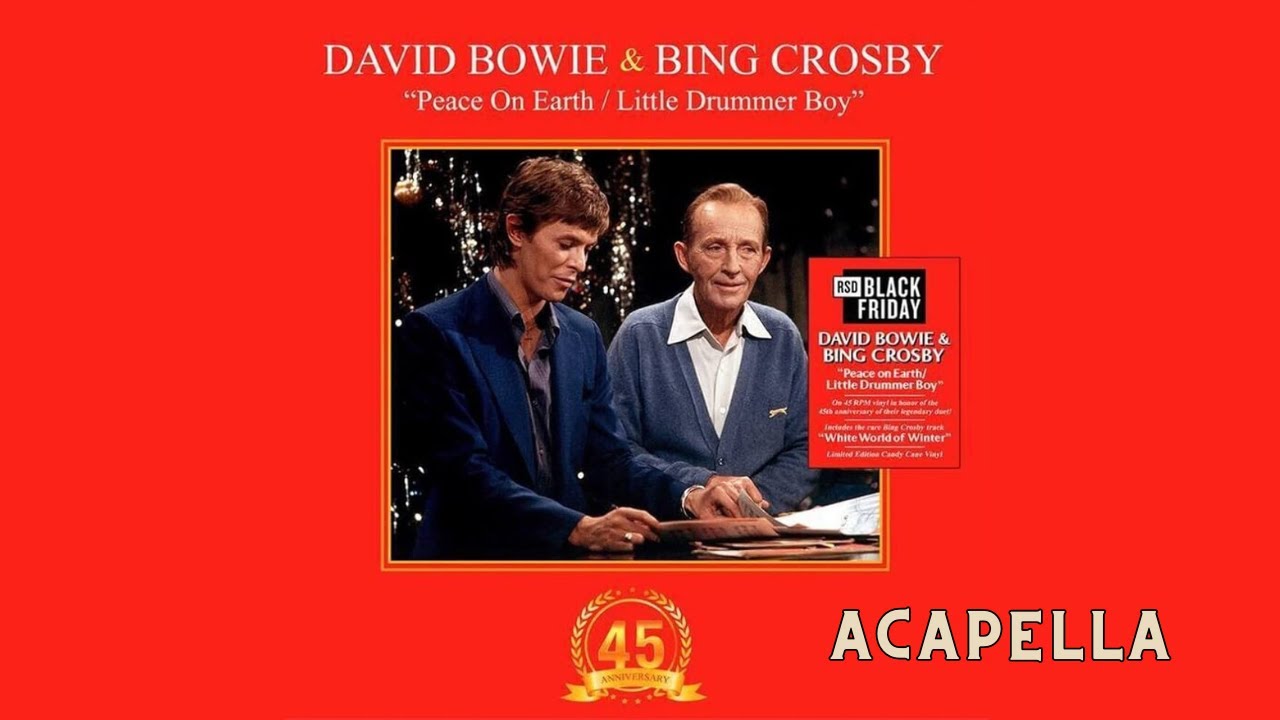 Bing Crosby & David Bowie - Little Drummer Boy (Acapella 113bpm A#