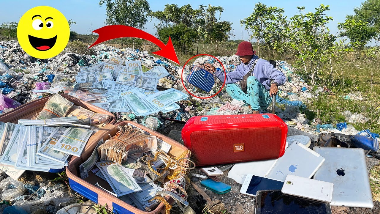 To Day Very Lucky Discovered a lot Money $$ in Scrap Bags & New Speaker , Phone for Restore