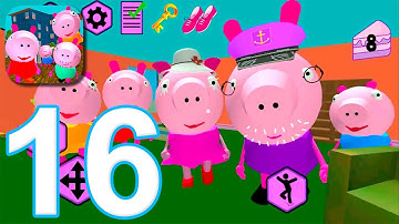 Piggy Neighbor Family Escape Obby House 3D New Update Level 16 Gameplay