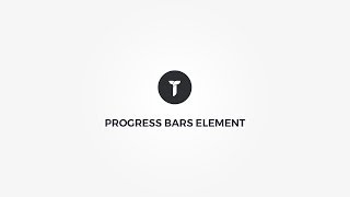 Themezly: Progress Bars Element Overview