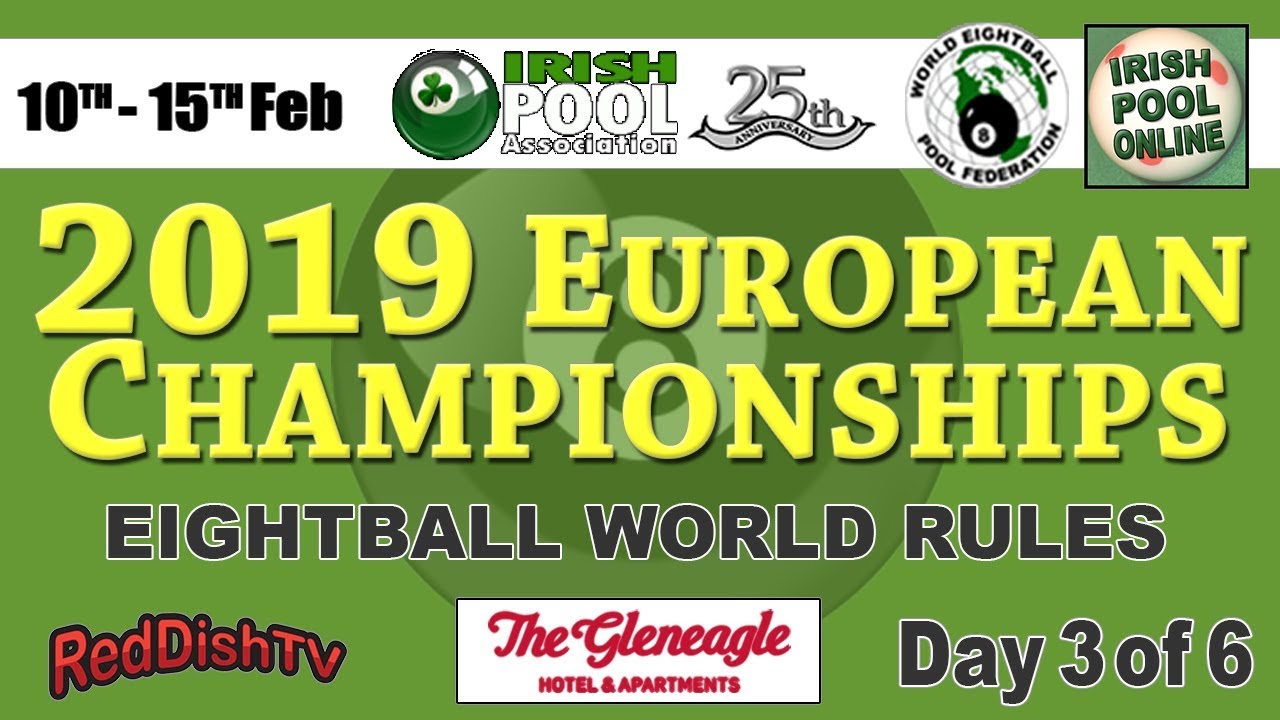 2019 European Championships  - LIVE 12th Feb, Gleneagle Hotel, Co. Kerry