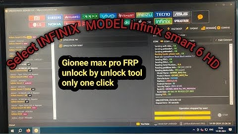 Gionee Max Pro FRP unlock only one click by unlock tool 👍💥