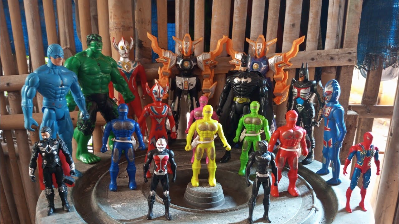 Power Rangers Introduction Hulk Banyak Mainan Power Ranger, Hulk, Ultraman, Batman, Superman, Robot ...
