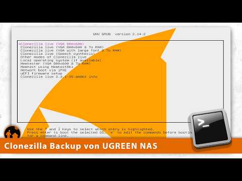 Clonezilla backup from UGREEN NAS
